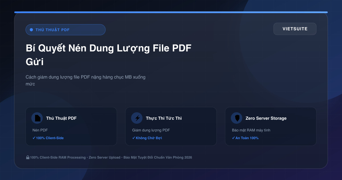 Bí Quyết Nén Dung Lượng File PDF Gửi Email Dưới 25MB Không Bị Mờ Chữ